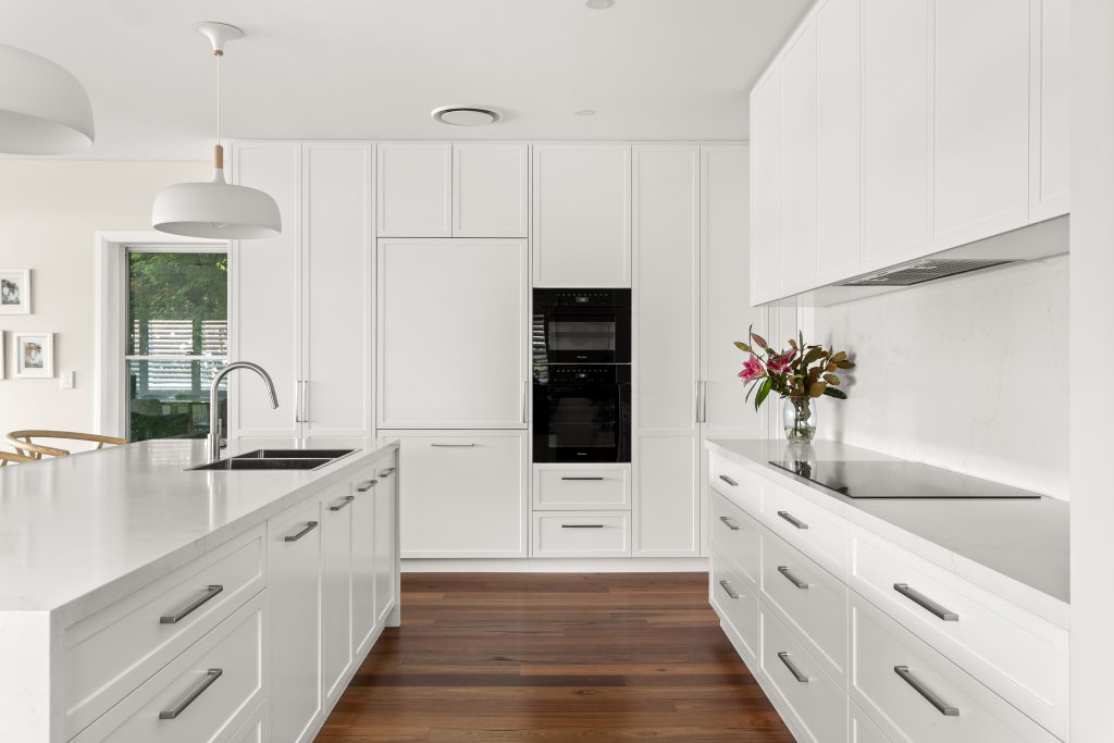 Kitchen renovation - white and bright
