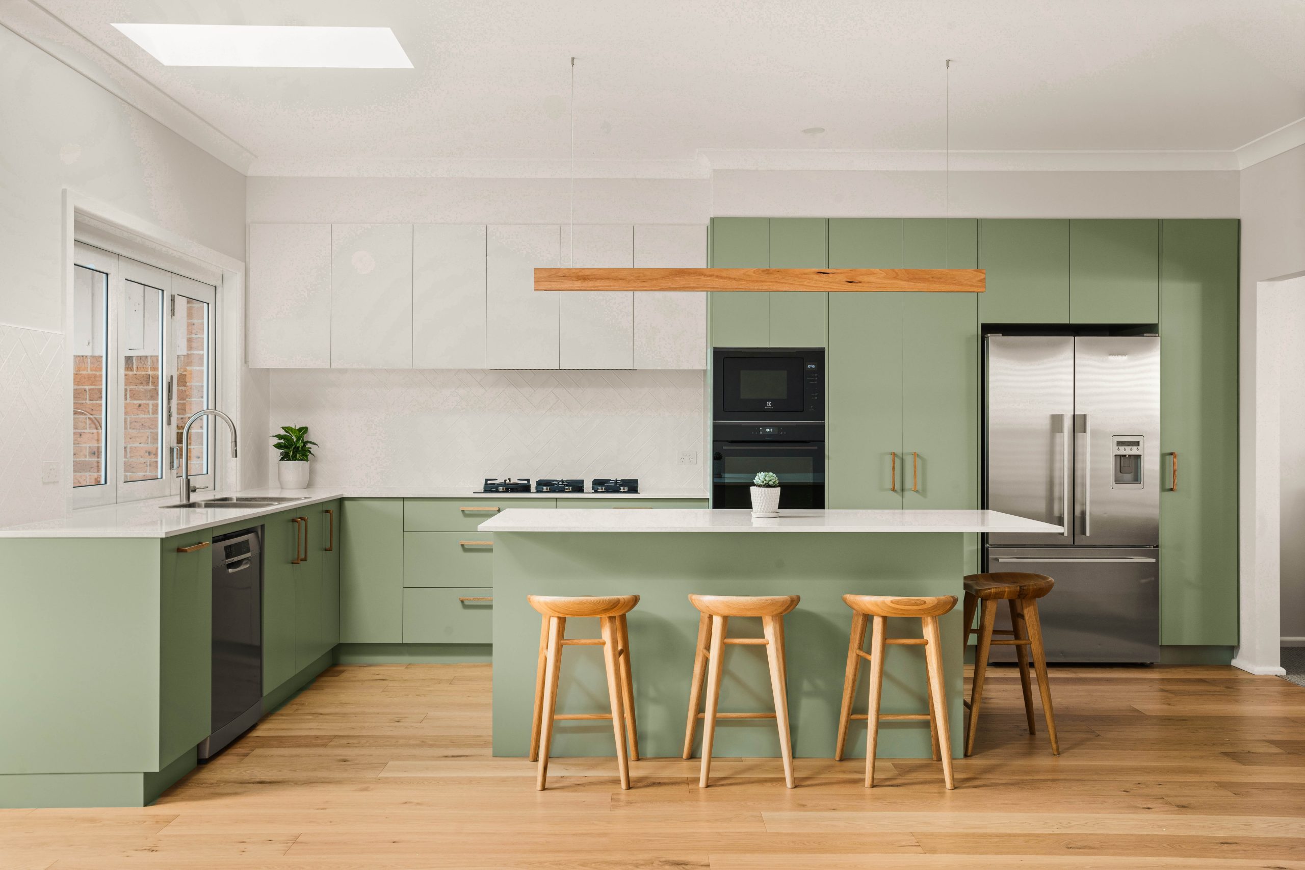 Kitchen renovation - green and new